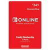 Nintendo Switch Family Online 12 Month Gift Card [Digital]