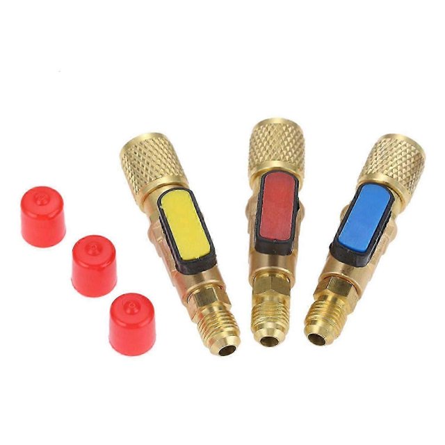 Ball valves brass R410A refrigerant for AC hoses