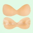 thumbnail image 4 of Sticky Pasties Nipple Covers Silicone Strapless Bras Women Petals Shaping Bra Comfortable & Breathable,Color:Light Pink,Size:M, 4 of 8