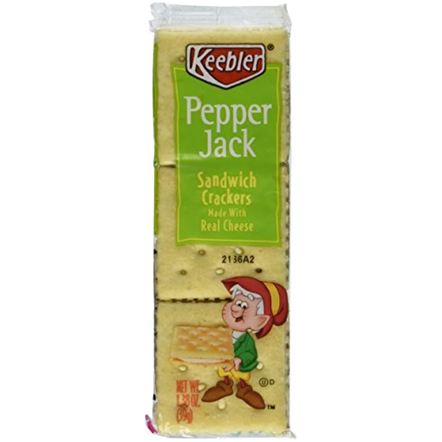 Keebler Pepper Jack Sandwich Crackers 8 Ct