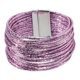 thumbnail image 5 of Pulsera de mujer tipo brazalete premium, accesorios para atuendos, fácil de usar, regalo, brazalete versátil con cierre, elegante Púrpura, 5 of 8