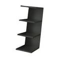 thumbnail image 4 of Luzkey Desk Book Shelf Office Storage Rack 3 Tier Space Saving Decorative Display Stand Desktop Organizer for Dorm Home Bedroom Desk Black, 4 of 8