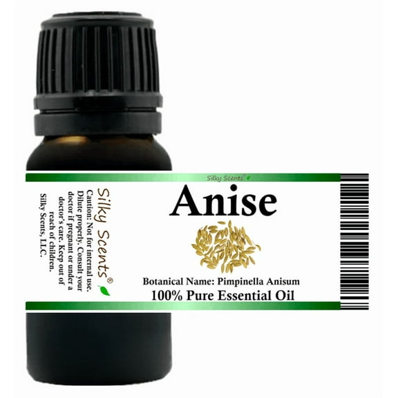 Anise Essential Oil 5 ml (1/6 fl oz) - 100% Pure and Natural by Silky Scents