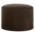 thumbnail image 1 of Gouchee Home Dotcom Brava – Pouf rond imperméable de couleur chocolat avec billes de polystyrène, fabriqué au Canada, élégant et léger, pour le salon ou la chambre à coucher., 1 of 6