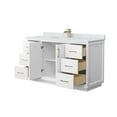 thumbnail image 2 of Wyndham Collection WCF414160SWHCMUNSMXX Strada 60" Free Standing Single Basin Vanity Set -, 2 of 7