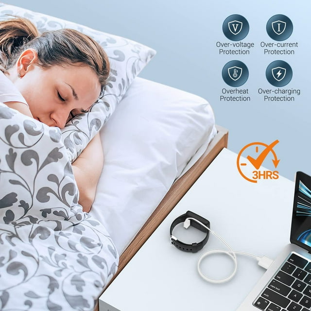 Oliegs Heated Blanket Enchanting Charging Cable For Electronic Smartwatches: Portable Flexible Foldable USB Charging Cable With Multiple Interface Compatibility And Enhanced Secure Features Chocolate