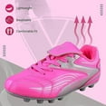 thumbnail image 2 of Vizari Youth Firm Ground Soccer Cleats – Comfortable, Durable Outdoor Soccer Shoes for Boys and Girls, Pink, 12, 2 of 4