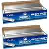 Rhino Aluminum Heavy Duty Aluminum Foil | Rhino 18 x 525 sf, Roll, 25 Microns Thick | Commercial Grade & Extra Thick, Strong Enough for Food Service Industry