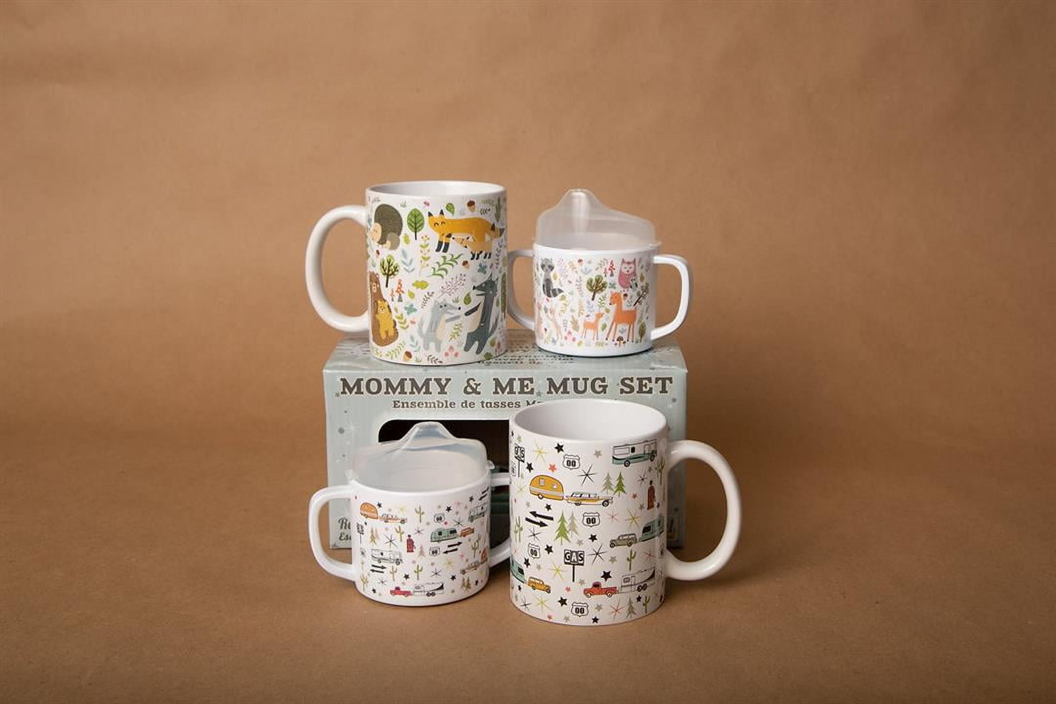 Camp Casual CC-015RT Mommy & Me Mug Set with Sippy Cup - Road Trip