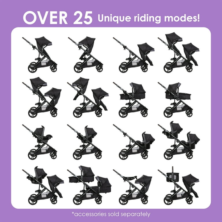 Baby Trend Morph Single to Double Modular Travel System (with EZ