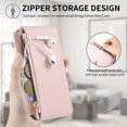 thumbnail image 2 of Allytechgroup Galaxy S25+ Plus Case Wallet, 2-in-1 Detachable Magnetic Back Cover Compatible with MagSafe Secure and Stylish Protection RFID Blocking Phone Case for Samsung Galaxy S25+, Pink, 2 of 9