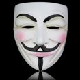 thumbnail image 2 of Máscara de hacker para máscara de Vendetta disfraz de Halloween accesorios de fiesta de cosplay, 2 of 4
