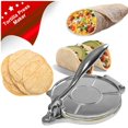 thumbnail image 2 of Tortilla Maker Aluminium Foldable Corn Dough Press Machine, 2 of 9