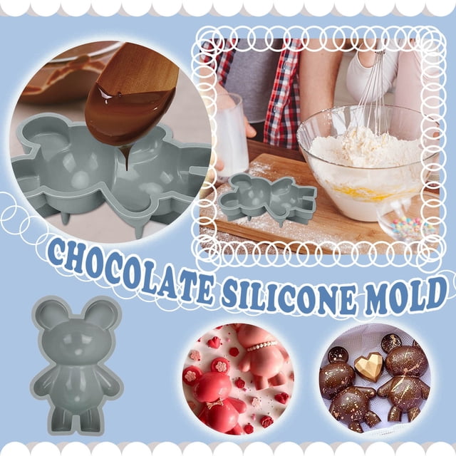 Cake Mould for Baking and Candy Making – Silicone Tool for Cake Chocolate Birthday Moulding Craft