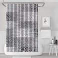 thumbnail image 1 of Rideau de Douche Motif Boho Abstrait Sud-Ouest (1) Imperméable, Doublure de Douche en Polyester, Rideau de Bain avec Crochet en Plastique 72x72 Pouces, 1 of 4