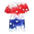 thumbnail image 4 of KeShDi Independence Day 4th Of July Mens T Shirts Men Casual Fashion Printing Round Neck Pullover Fitness Sports Shorts Sleeves T Shirt Blouse Pink XL, 4 of 5