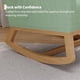 thumbnail image 4 of Yeshouse Mecedora moderna con respaldo alto y patas de madera resistentes, cómoda mecedora decorativa para sala de estar, dormitorio y habitación de bebé. Fácil montaje, 4 of 8