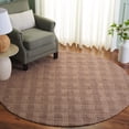 thumbnail image 2 of SAFAVIEH Genre Zachary Geometric Area Rug, Brown, 6' x 6' Round, 2 of 10