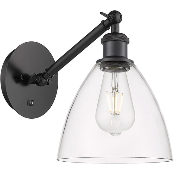 Innovations Lighting - Ballston Dome - 1 Light Wall Sconce In Industrial