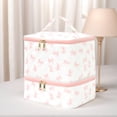 thumbnail image 4 of Double Layer Travel Makeup Bag Large Capacity Nail Polish Storage Bag Cosmetic Case Organizer for Women Travel Accessories Organizer (Style A), 4 of 10