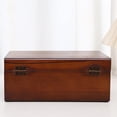 thumbnail image 1 of Caja de costura de madera Accesorios de costura Caja de recuerdos vacío con tapa Suministros de costura Organizador Caja de almacenamiento de madera, 1 of 8
