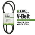 thumbnail image 2 of 8TEN Drive Belt for MTD LT4200 LT3800 754-04249 954-04249A 810-CBL2238T, 2 of 4