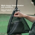 thumbnail image 4 of Triangle Storage Mesh Hanging Bag Foldable Kitchen Basket Picnic Tableware Drying Net Food Vegetable Organize Tool, 4 of 7