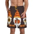 thumbnail image 1 of Balery Fall Gnomes Traje de Baño Estilo Hawaiano para Hombre, Shorts de Secado Rápido con Bolsillos-Small, 1 of 6