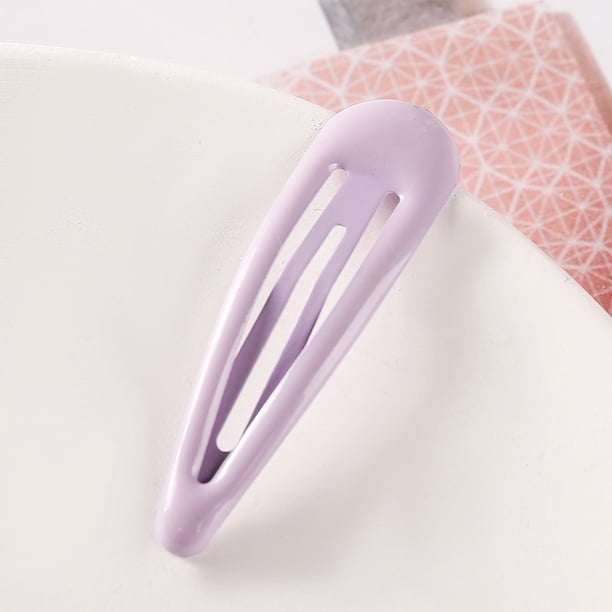 Pinzas para el pelo de metal de colores brillantes, bonitas y antideslizantes, accesorios para el cabello para niñas S159-24