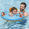 thumbnail image 6 of Puddle Jumper WonderSplash 3-Ring Inflatable Baby Boat, Tiger, 0-24 lbs Weight Capacity, 6 of 14