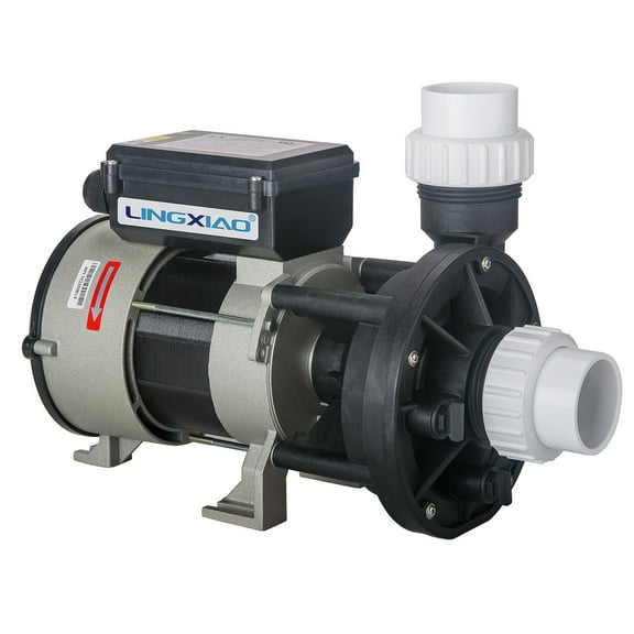 LINGXIAO Hot Tub Bath Pump; 1.5HP LX Pump Motor, 110V/60HZ, 9Amps, 1.5" Port, 116GPM Flow Rate - Model: WBC150