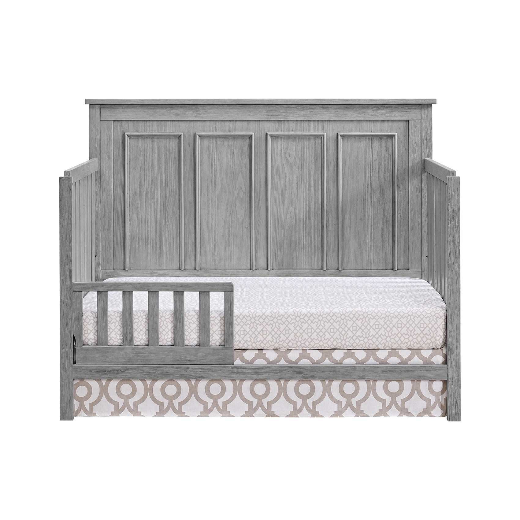 Oxford Baby Farmington Toddler Bed Guard Rail, Rustic Gray