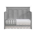 Oxford Baby Farmington 4in1 Convertible Crib, Rustic Gray, Wooden