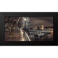 thumbnail image 2 of Frank, Assaf 24x14 Black Modern Framed Museum Art Print Titled - London cityscape in evening, 2 of 5