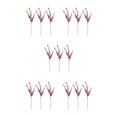 thumbnail image 1 of kurtrusly 3x Low Maintenance Artificial Flowers Enjoy Beautiful Decor Without Hassle red 5Set, 1 of 6
