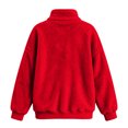 thumbnail image 4 of Girls Half Zip Sweatshirt Zippered Long Sleeve Pullover for Kids Cute Cozy Fleece Girls Half Zip Sweater, 4 of 4