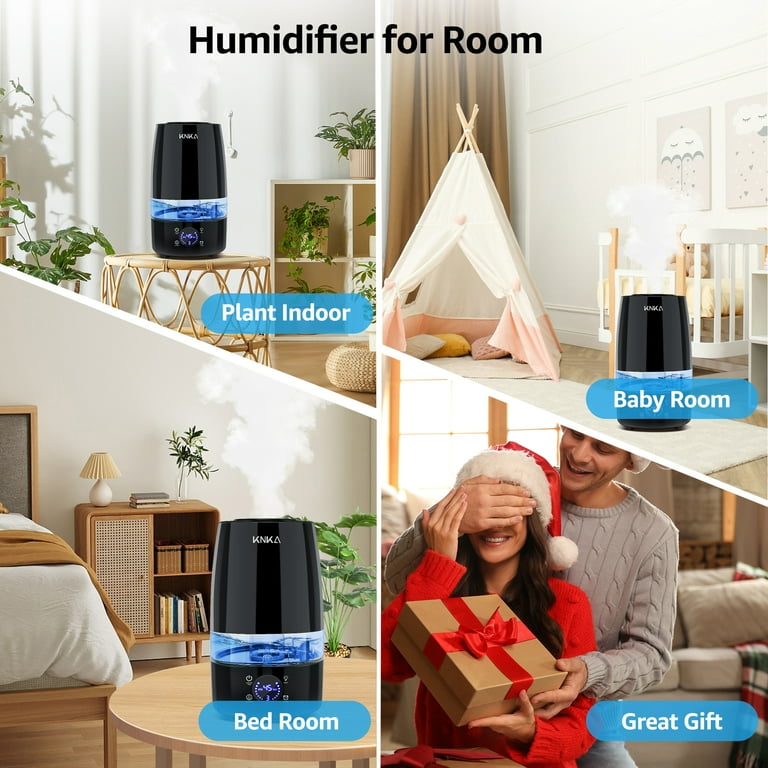 KNKA 4.5L Humidifier, Quiet Operation, Auto Humidity Control