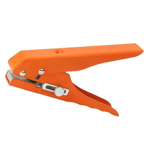 veasfak Edge Banding Hole Puncher Puncher Metal Punch Pliers for Card Tag Diameter 1.2cm