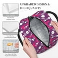 thumbnail image 3 of Easygdp Vintage Vinyl Record Bolsa de Almuerzo Insulada Grande, Forro de Aluminio, Diseño Espacioso, a Prueba de Fugas, Ideal para Trabajo, Picnics, Viajes y Actividades al Aire Libre, 3 of 6