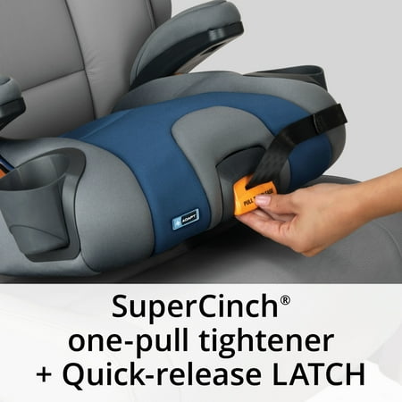 Chicco KidFit Adapt Plus 2-in-1 Belt Positioning Booster Car Seat - Vapor (Grey), New