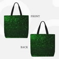thumbnail image 2 of Fotbe Green Sparkling Bolsa Tote con Estampado para Mujer, Bolsos con Cremallera, Bolsa de Hombro Casual de Gran Capacidad con Bolsillos Internos, 2 of 7