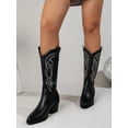 thumbnail image 2 of Women's Fashionable Western Boots For Outdoor Activities In Autumn And Winter, 2 of 4