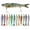 E, variant on 3 Pcs Fishing Lures Jointed Swim Baits For Bass, Muskie, Trout, Pike - 5.39in/0.952oz
