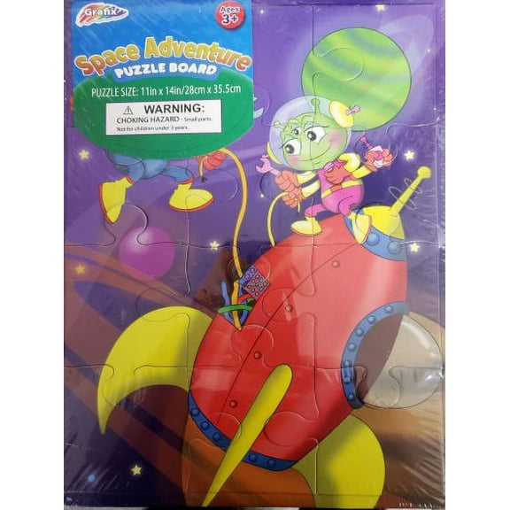 Space Adventure Puzzle Board by Graphix Ages 3 