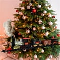 thumbnail image 1 of Festive Delight Christmas Toy Train Set for Christmas Tree, 20PCS Battery-Operated Smoke, Whistle, Light Classic Train Set with 4 Train Cars and 16 Rail Sections for Kids, Family Holiday Cheer, 1 of 8