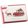 thumbnail image 4 of American Greetings Deluxe Boxed Christmas Cards, Deer Pulling Car (14-Count), 4 of 7