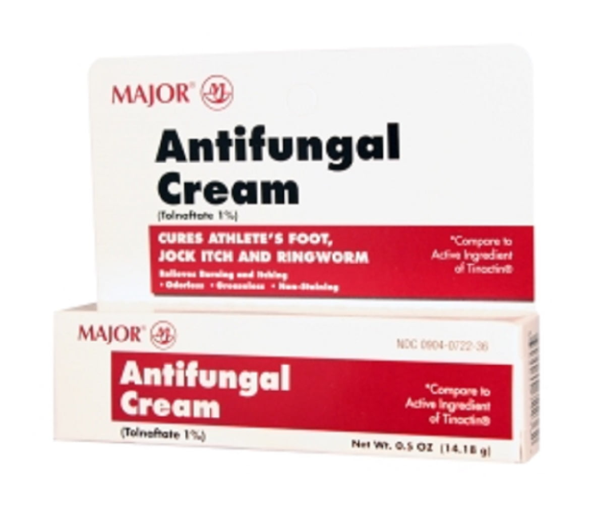 Major Tolnaftate1 Antifungal Cream, White, 14.18 g