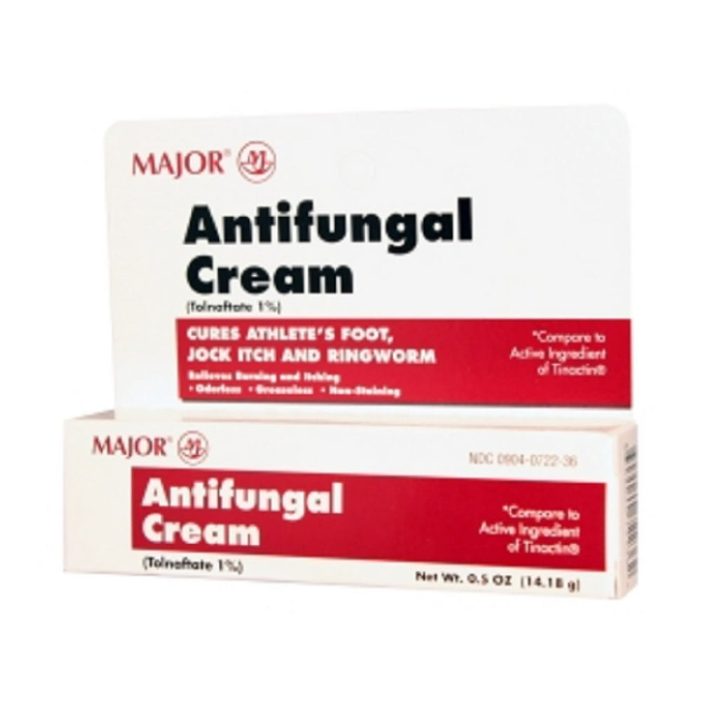 Major Tolnaftate1 Antifungal Cream, White, 14.18 g