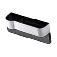 thumbnail image 1 of Organizador de espacio para asiento de coche, bolsillo para asiento de coche con portavasos, asiento multifuncional Lado del conductor blanco, 1 of 9