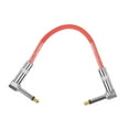 thumbnail image 3 of Milaget Guitar Patch Cable Electric Guitar Cable Length 15cm PVC Shell Connector Line red, 3 of 9